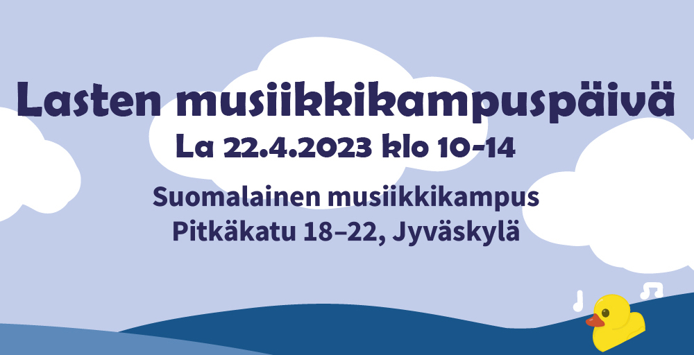 Lasten musiikkikampuspäivä tulee taas! - Suomalainen musiikkikampus