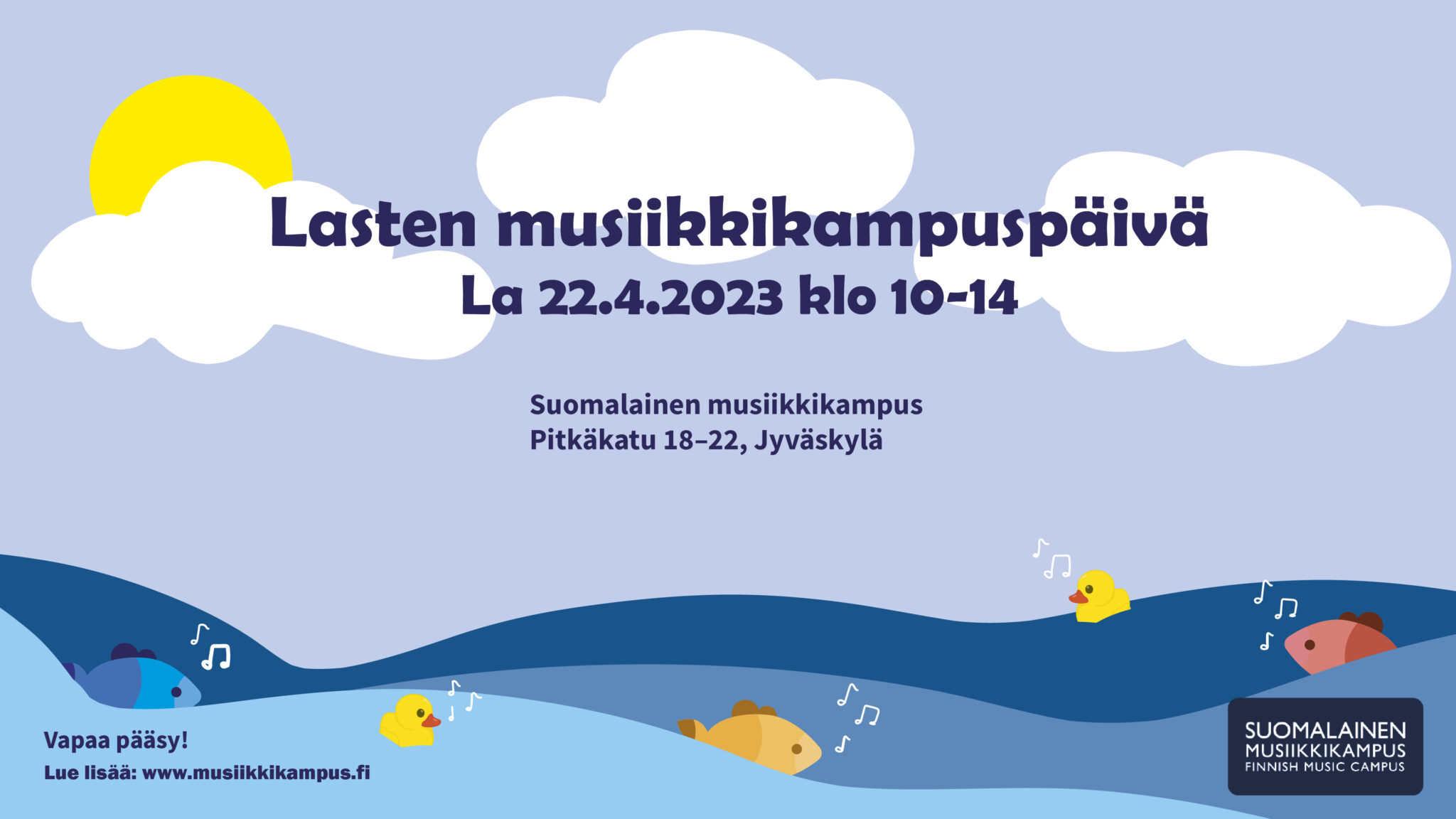 Lasten musiikkikampuspäivä la  - Suomalainen musiikkikampus